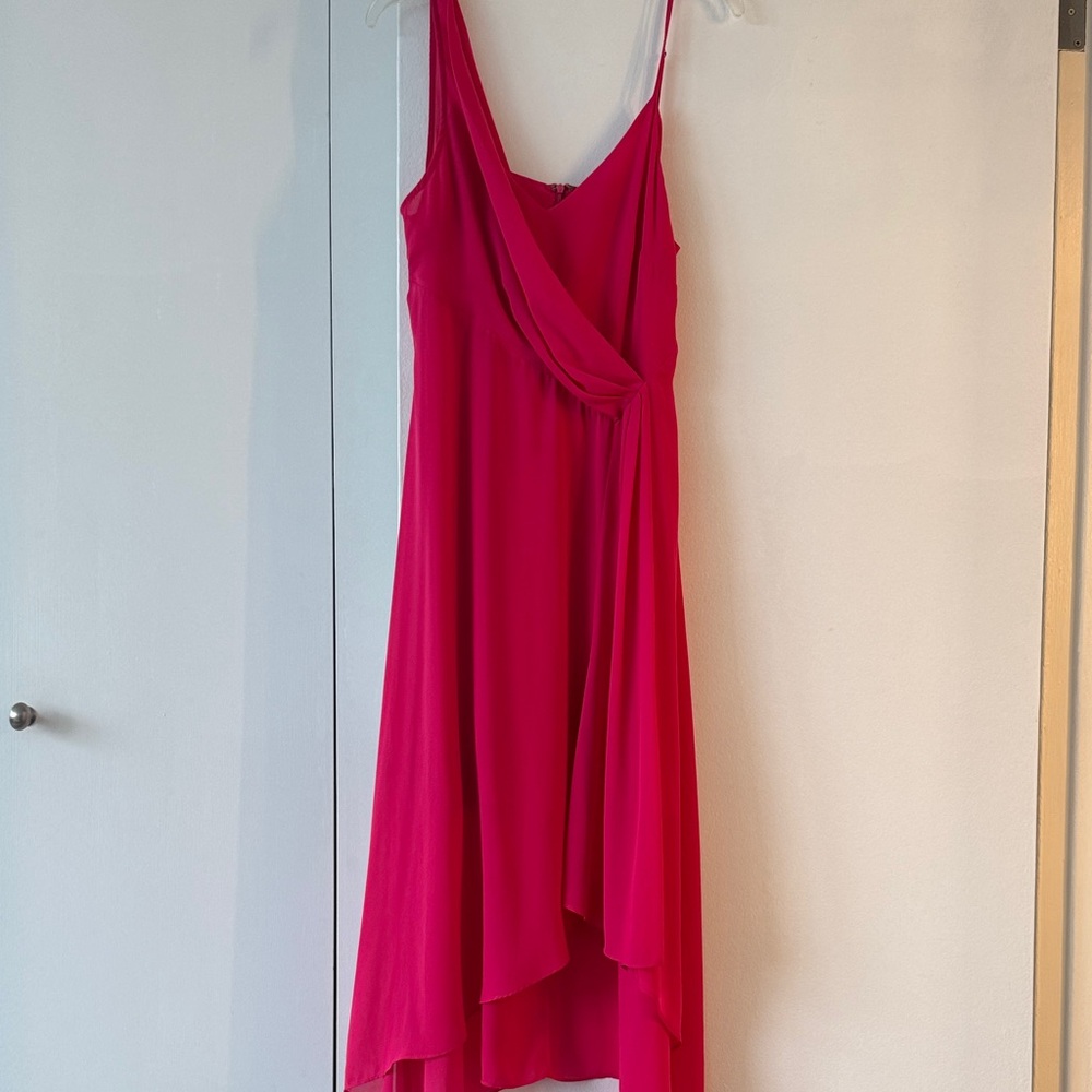 Parker Asymmetrical Pink Dress